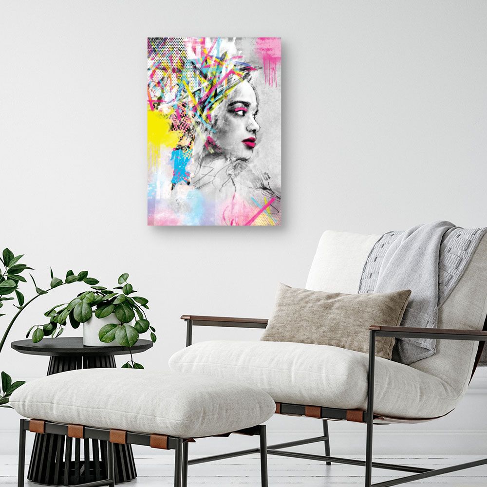 Tableau Portrait vibrant