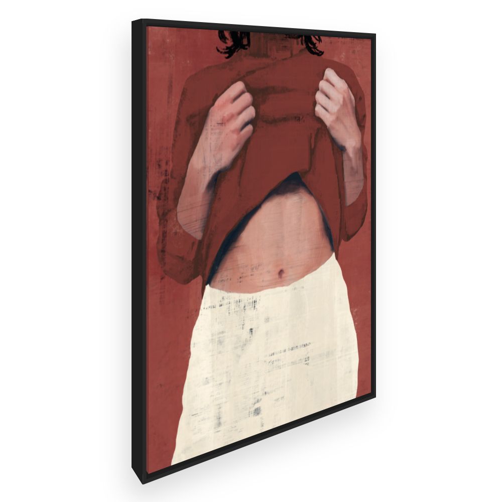 Toile Corps subtilement abstrait