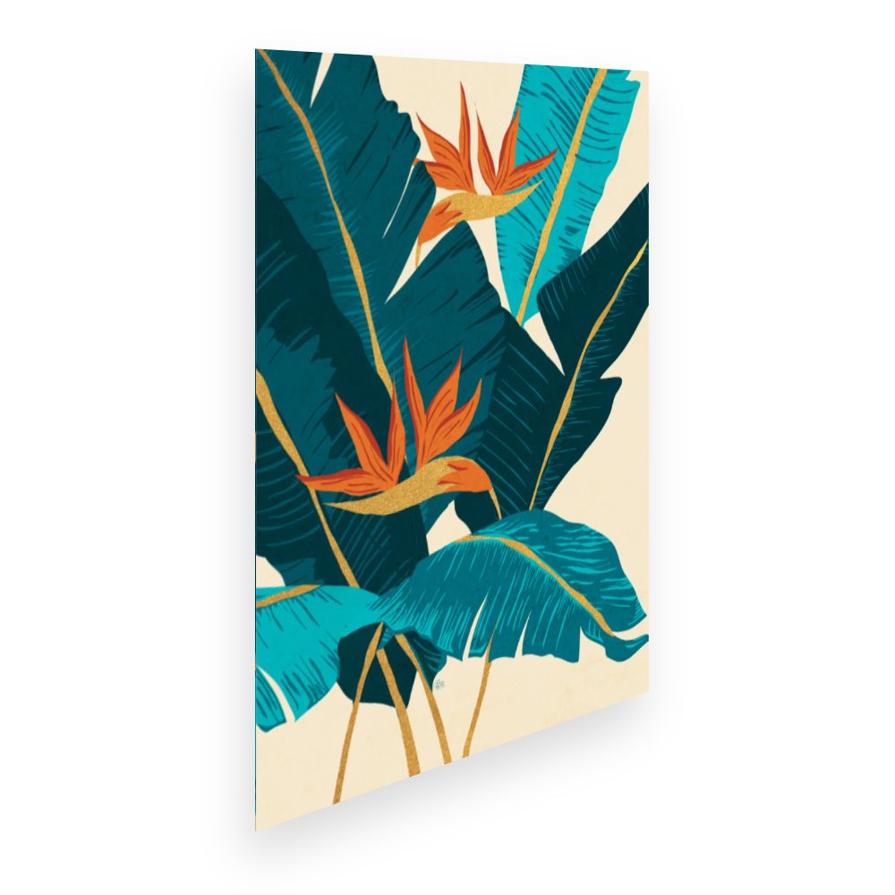 Affiche Feuillage exotique vibrant