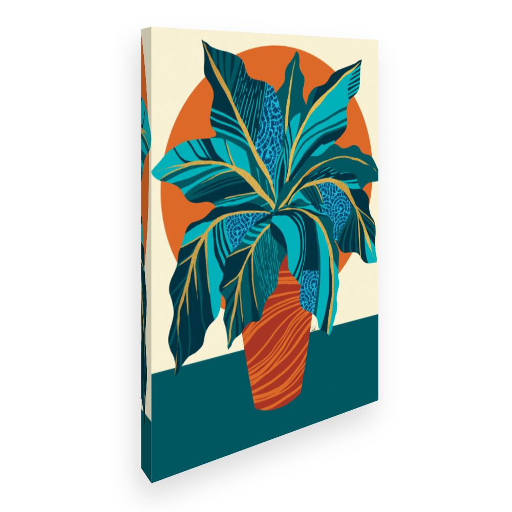 Toile Feuillage vibrant