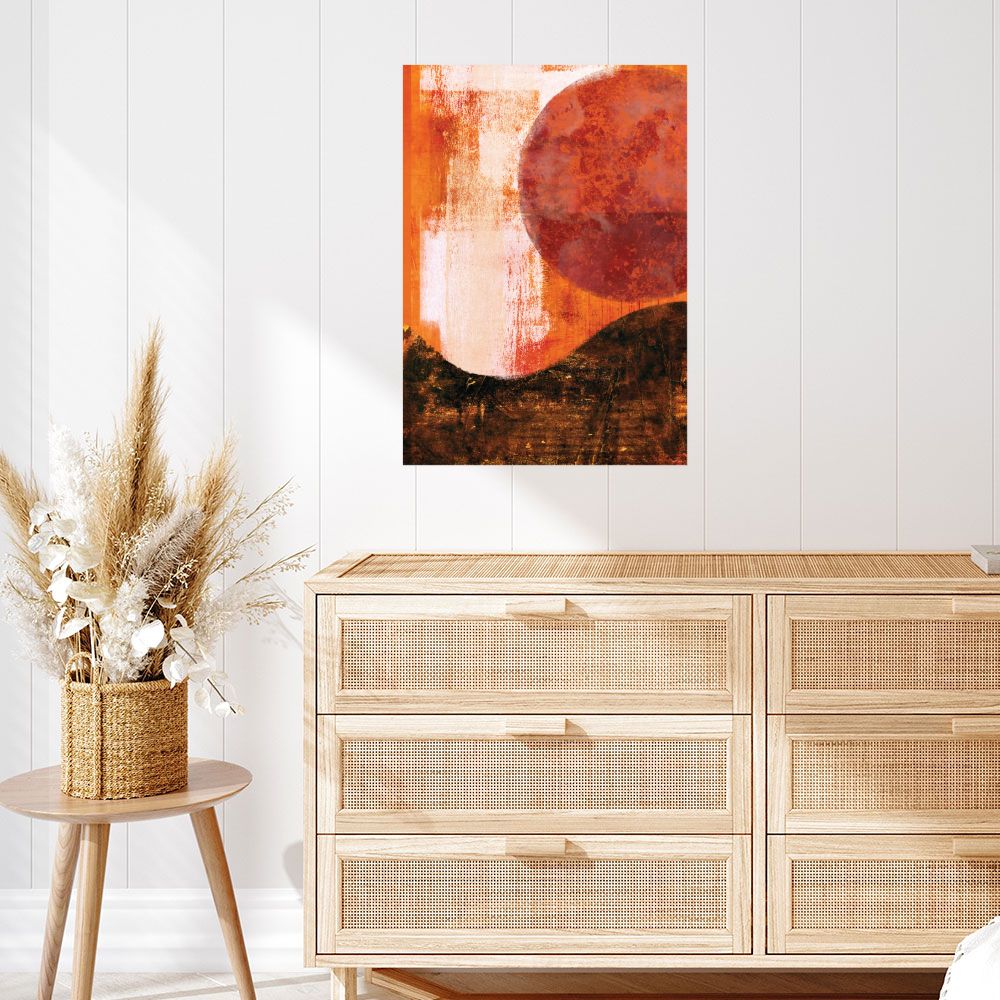 Affiche Soleil abstrait