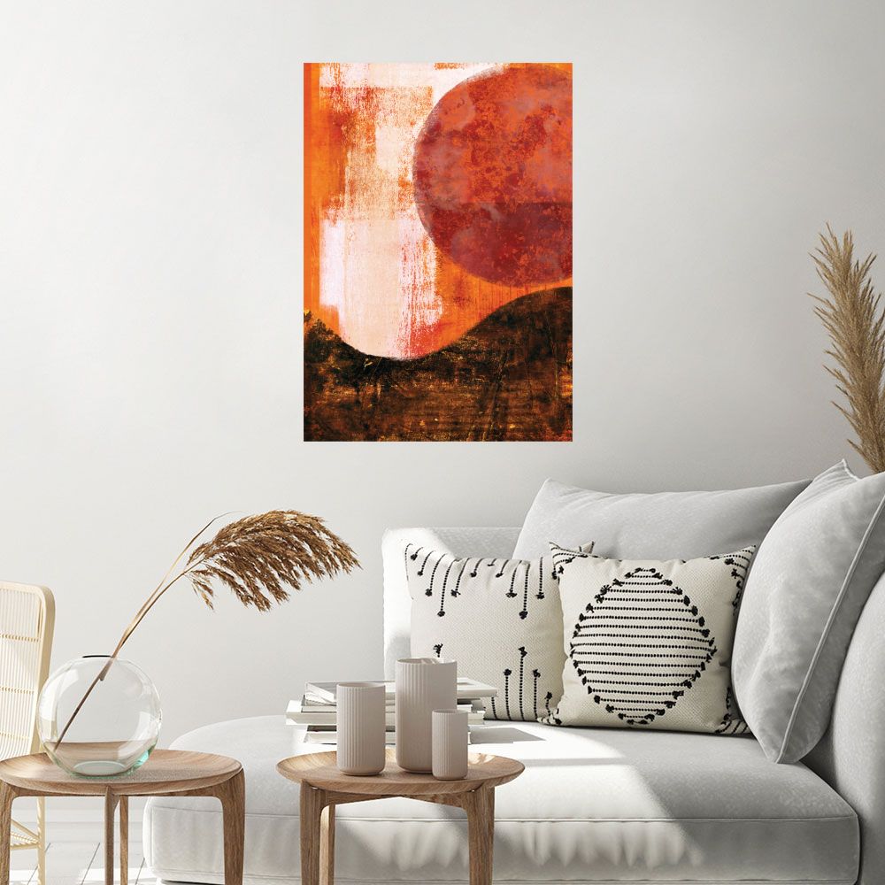 Affiche Soleil abstrait