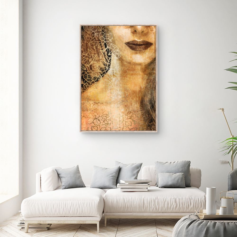 Tableau Féminité florale élégante