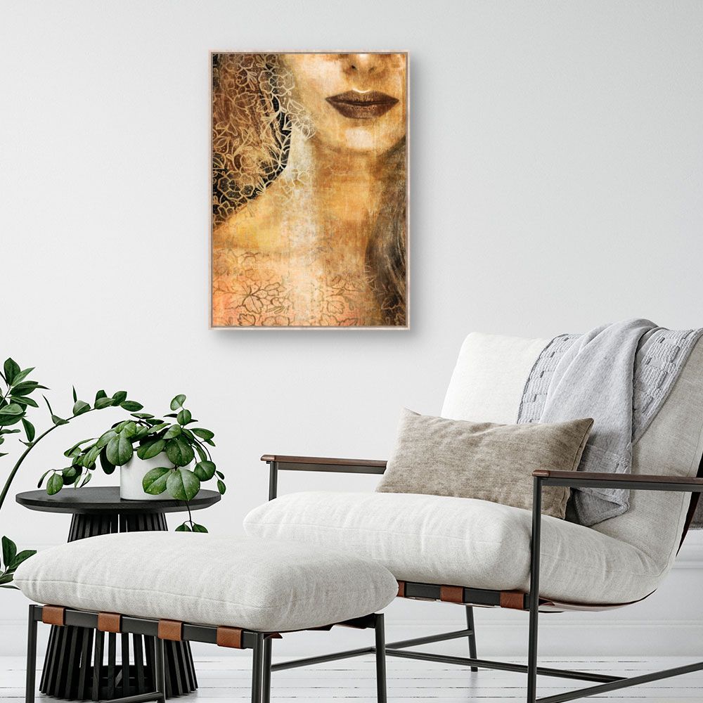 Tableau Féminité florale élégante