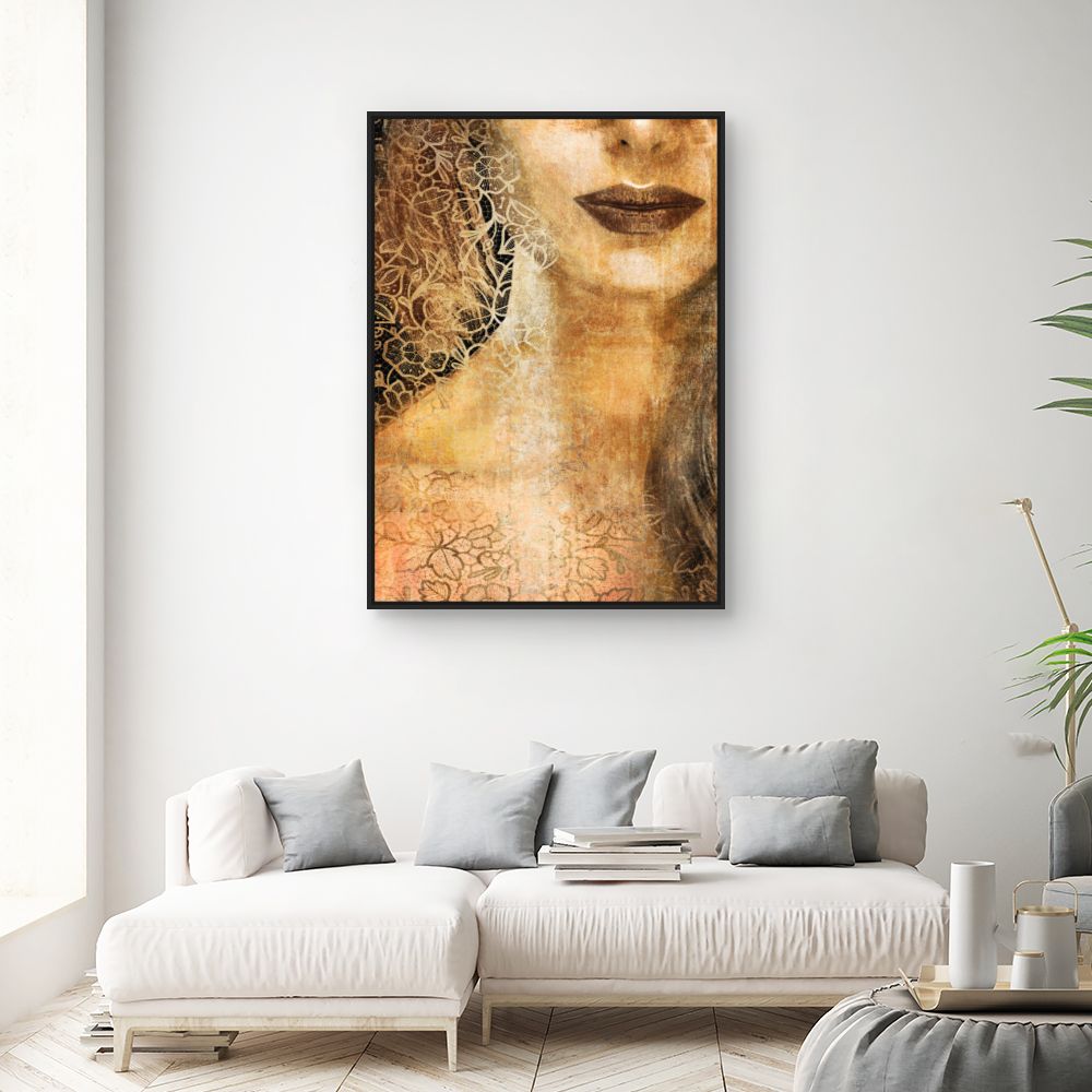 Tableau Féminité florale élégante