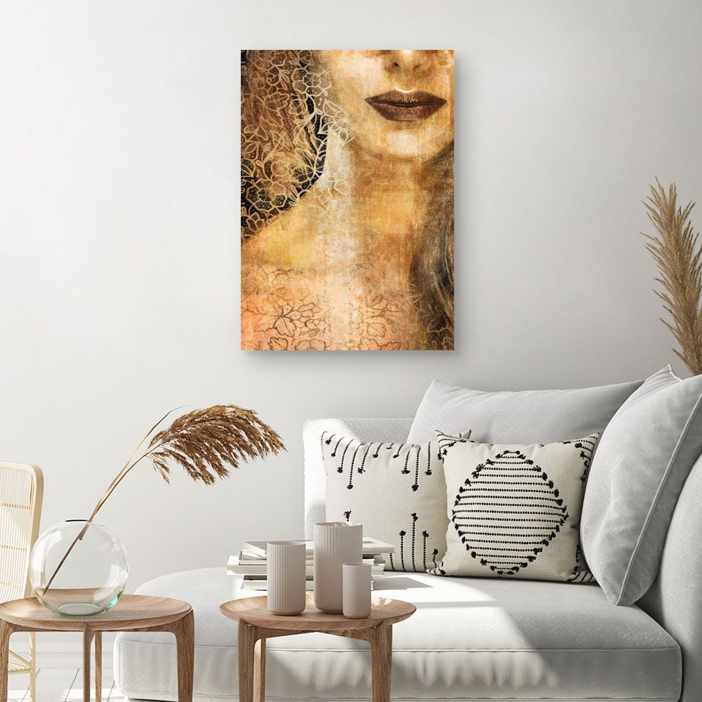 Tableau Féminité florale élégante