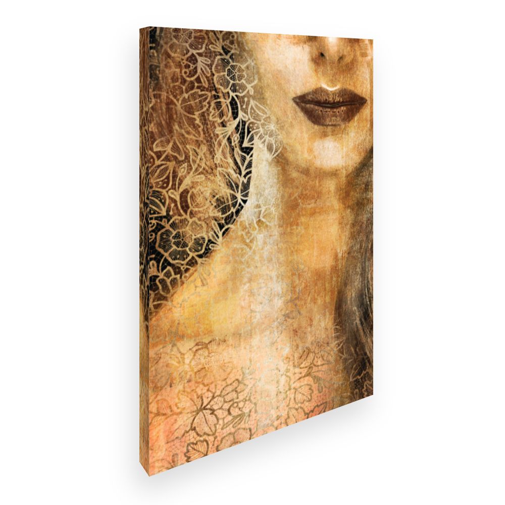 Toile Féminité florale élégante