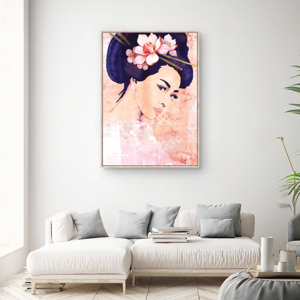 Tableau Élégance florale asiatique