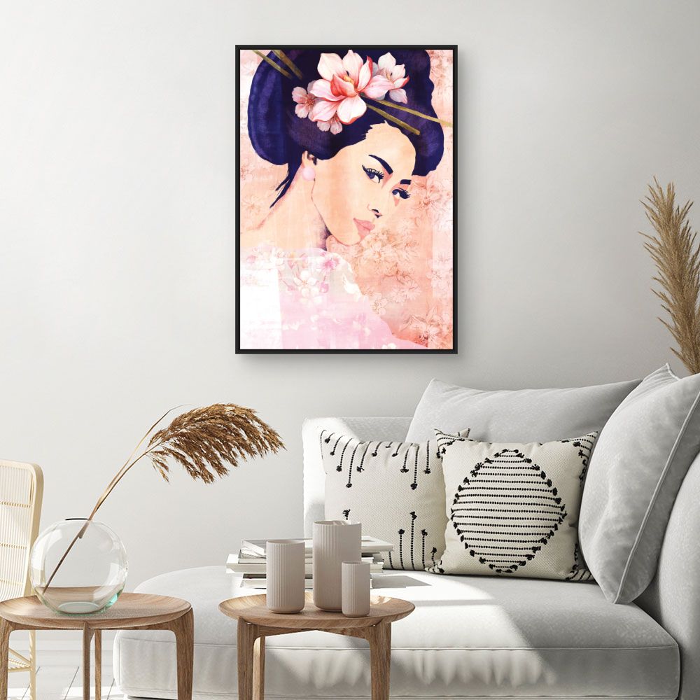 Tableau Élégance florale asiatique