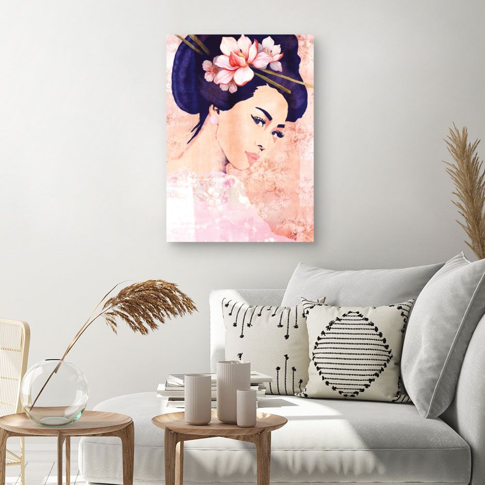 Tableau Élégance florale asiatique