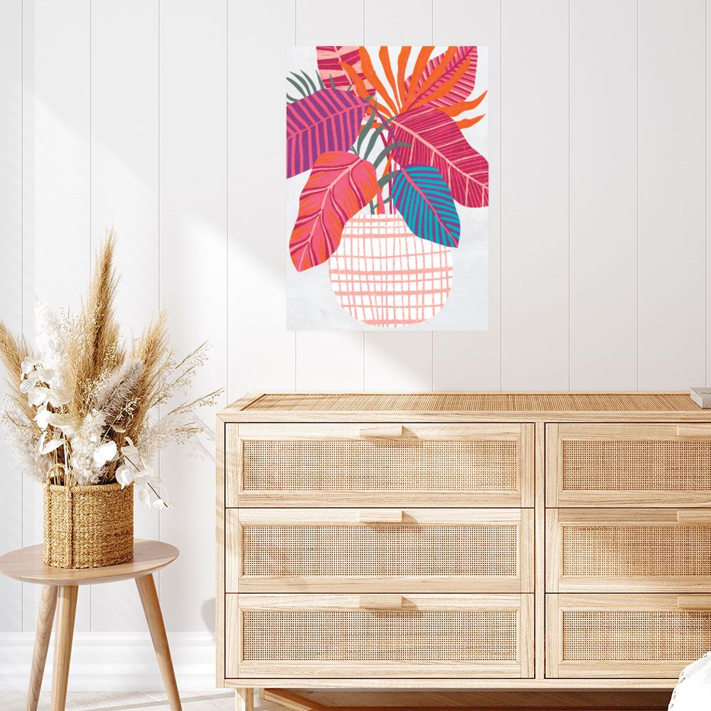 Affiche Feuillage exotique