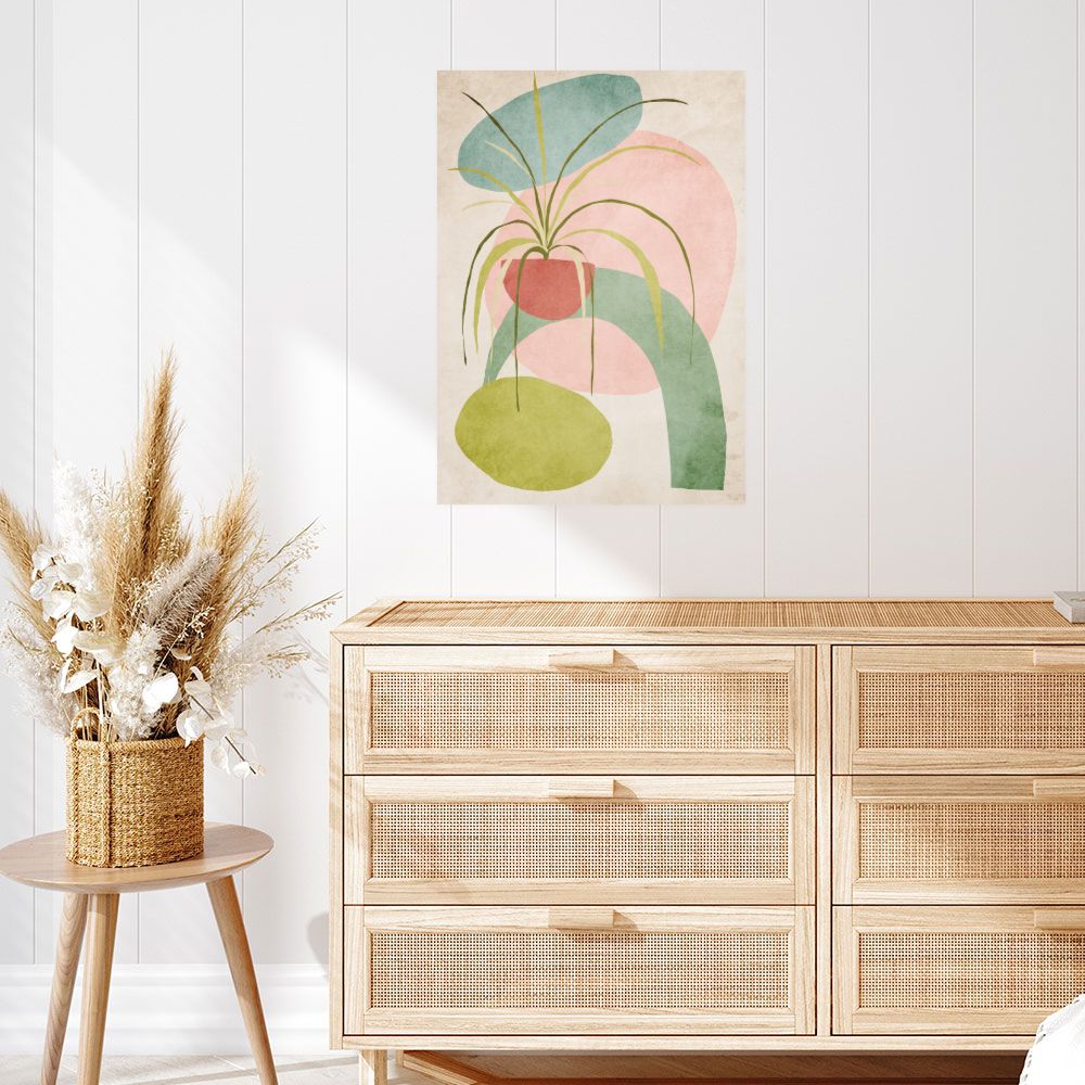 Affiche Formes pastel modernes