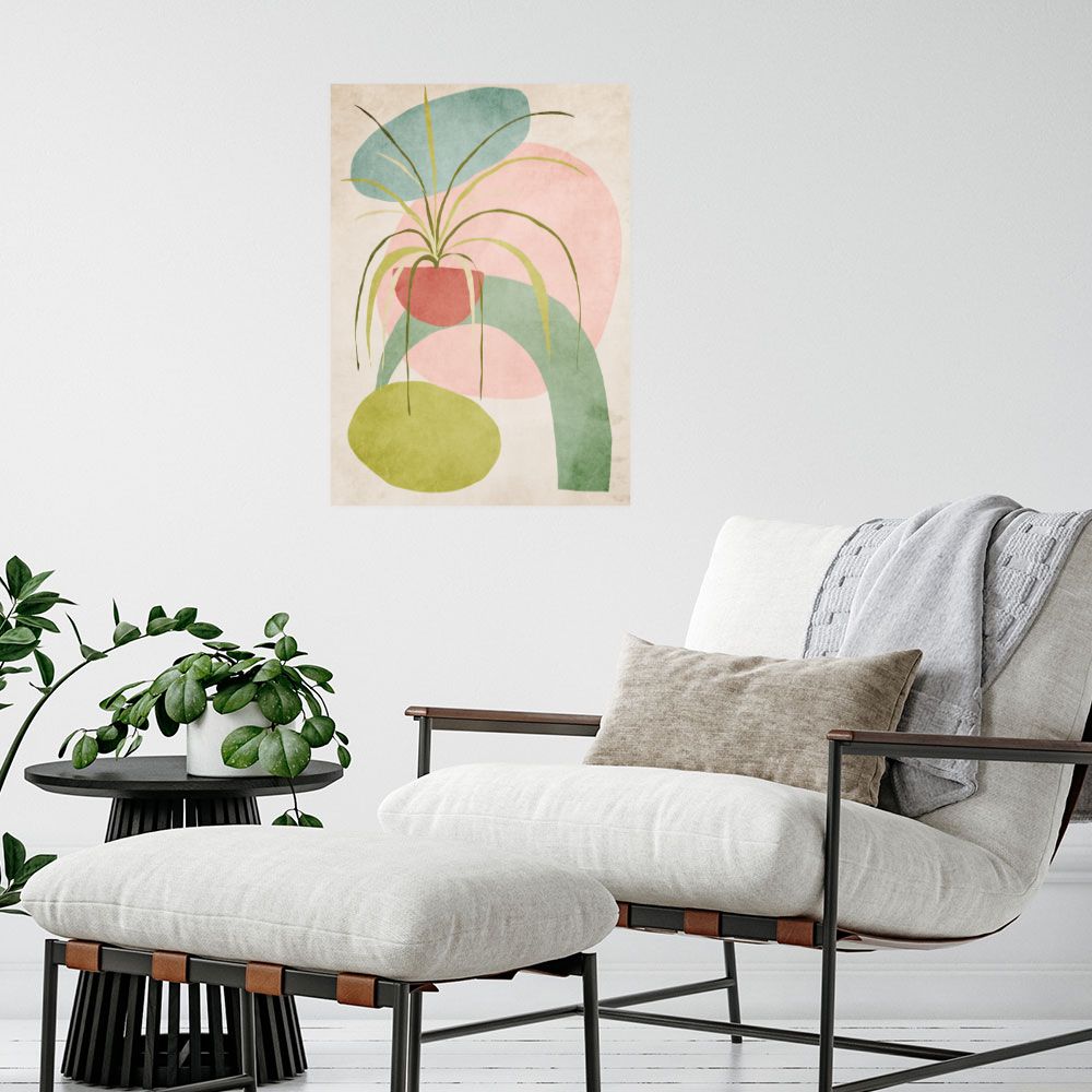 Affiche Formes pastel modernes