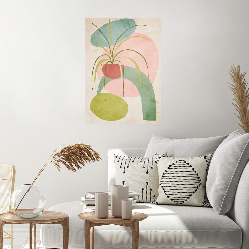 Affiche Formes pastel modernes