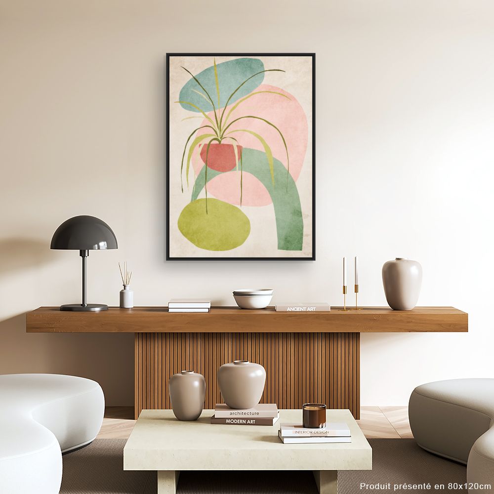 Tableau Design organique moderne