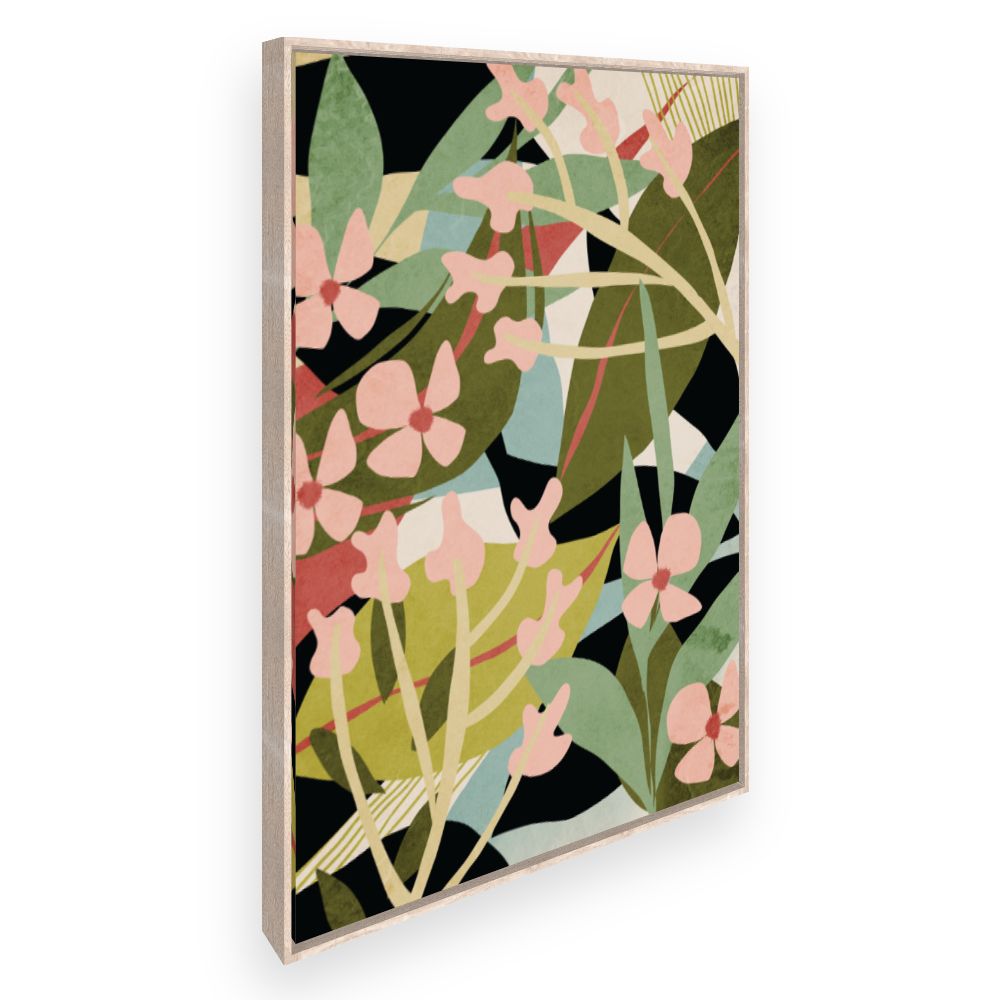 Toile Fleurs abstraites