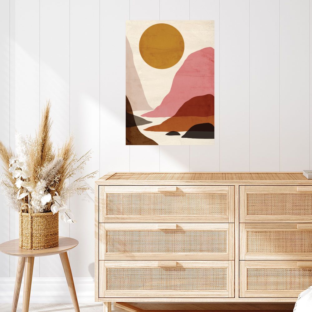 Affiche Paysage abstrait doux