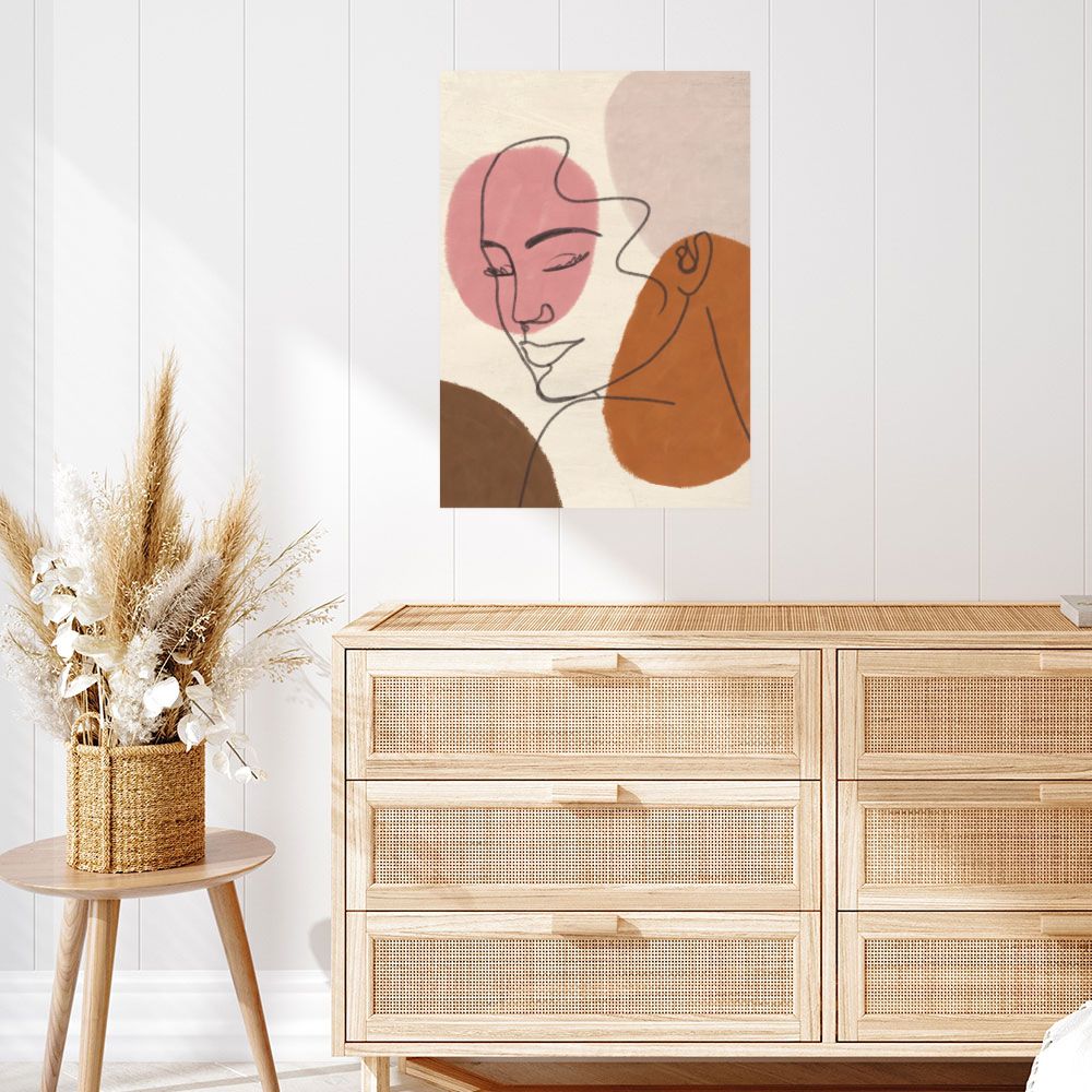 Affiche Visage en esquisse