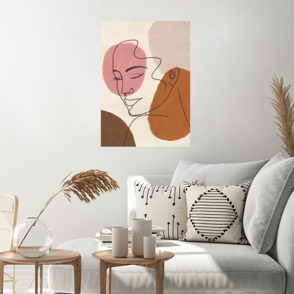 Affiche Visage en esquisse