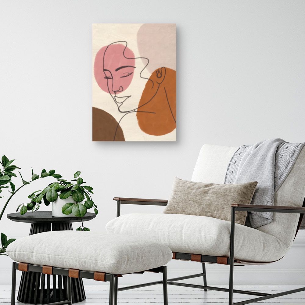 Tableau Visage abstrait élégant