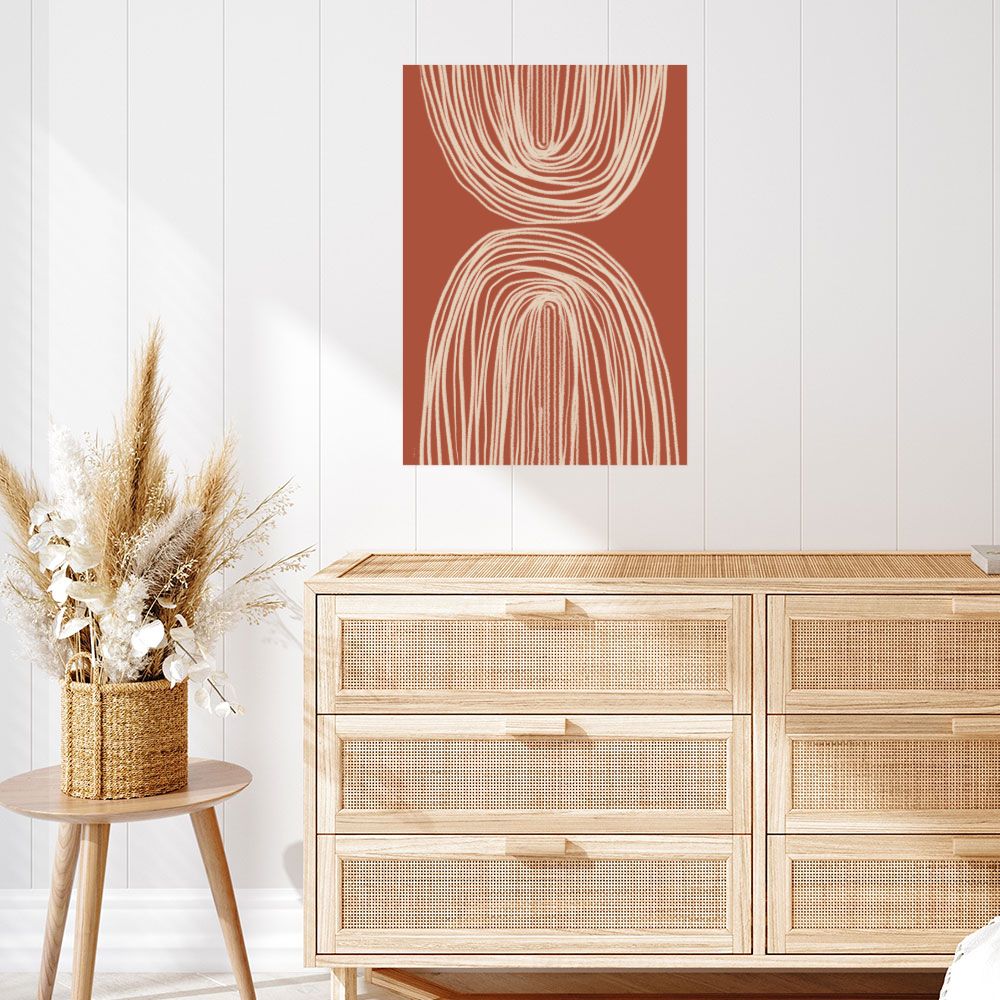 Affiche Courbes organiques