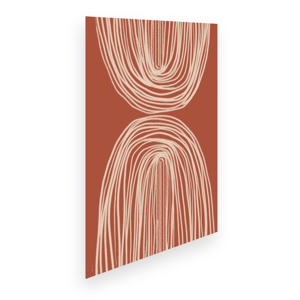 Affiche Courbes organiques