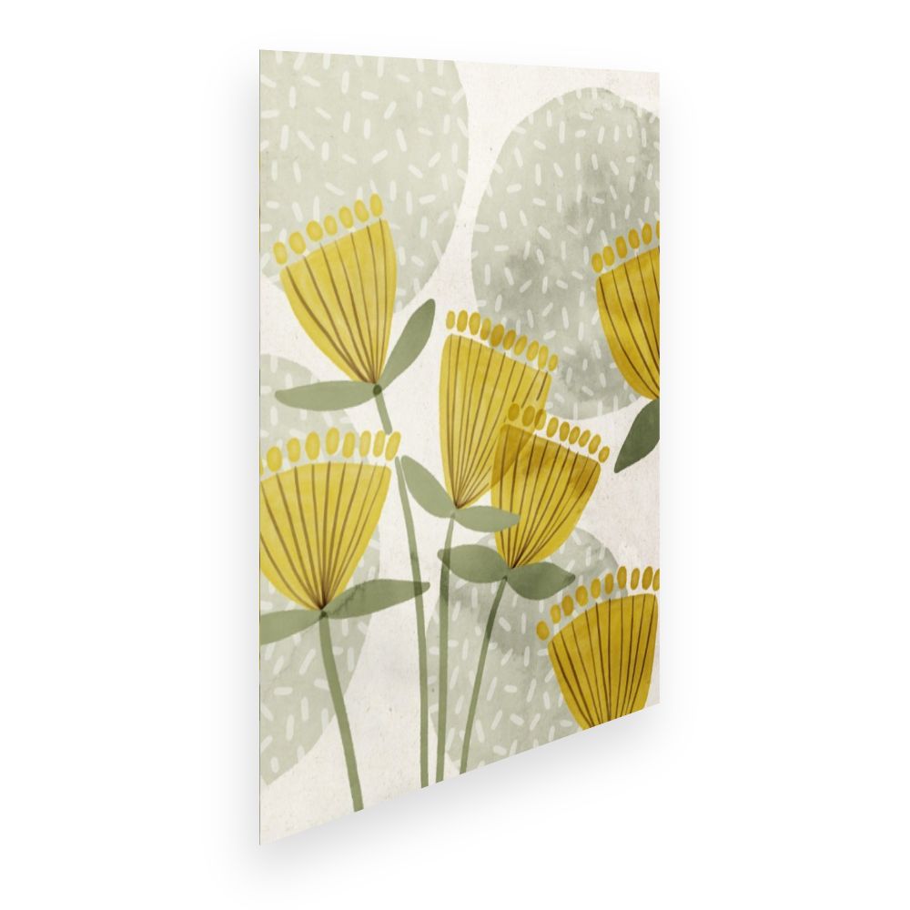 Affiche Fleurs stylisées