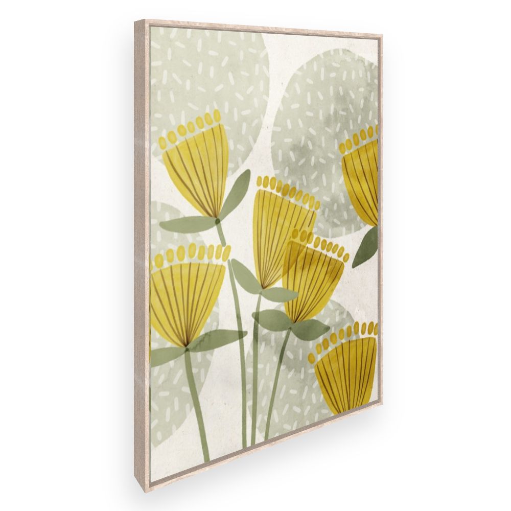 Toile Fleurs abstraites