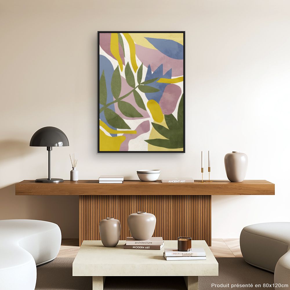 Tableau Feuillage abstrait