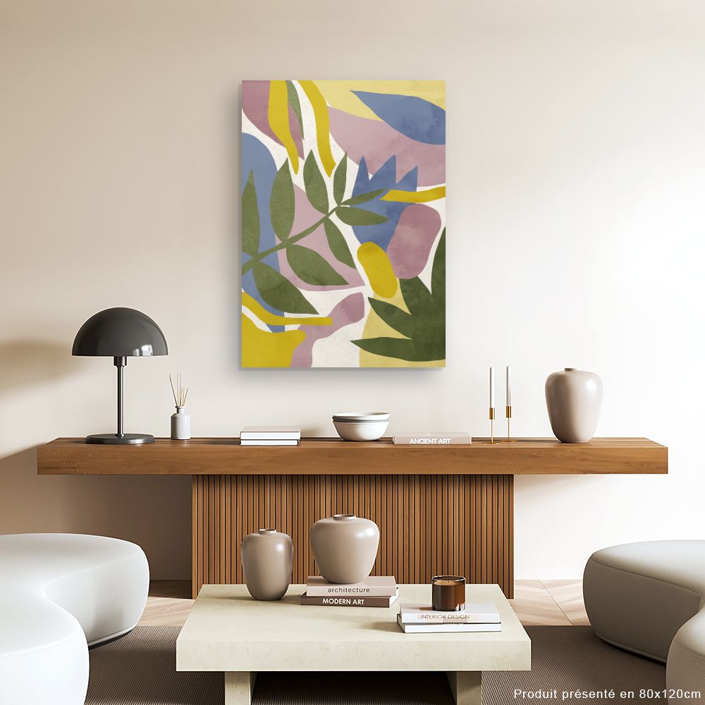 Tableau Feuillage abstrait