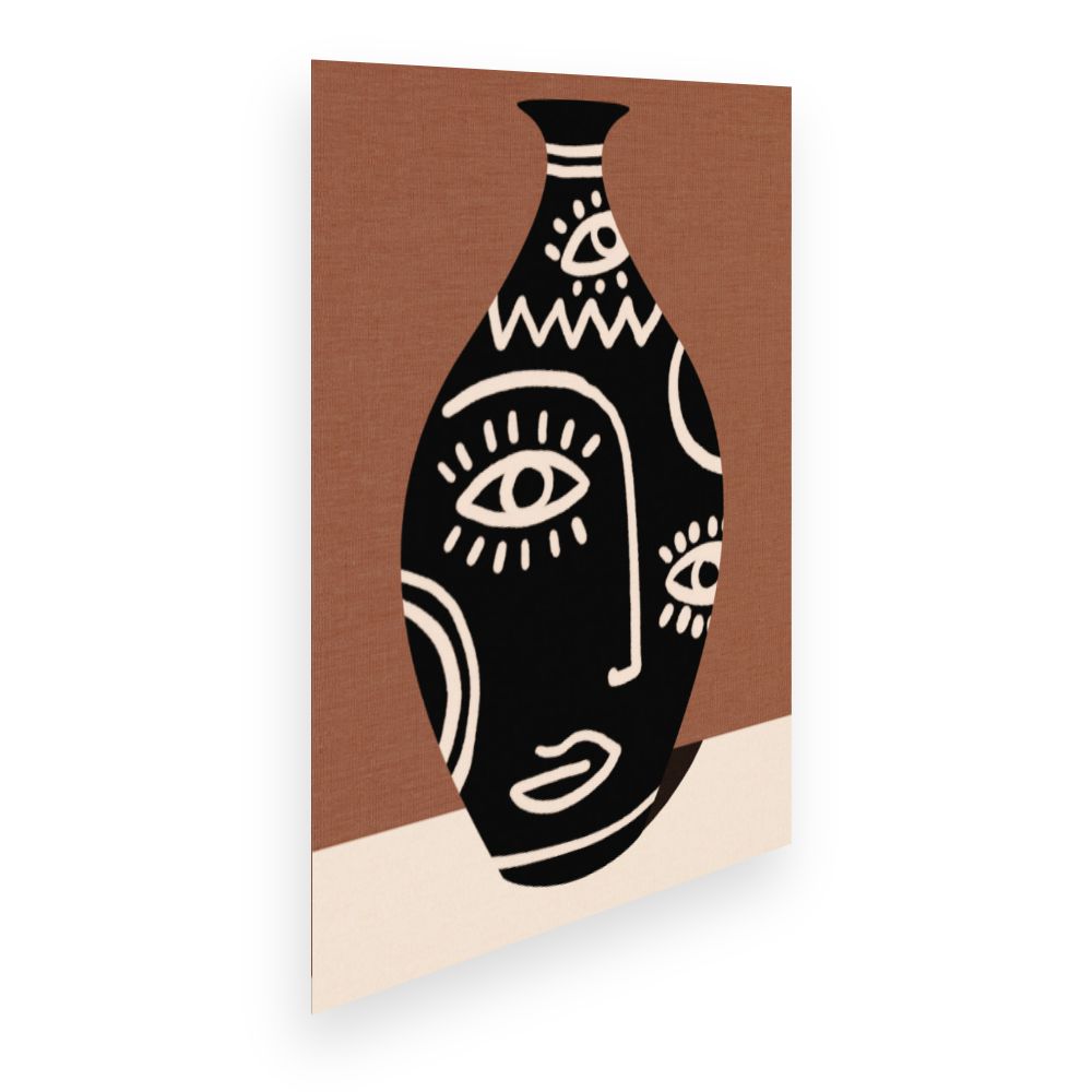 Affiche Visage abstrait