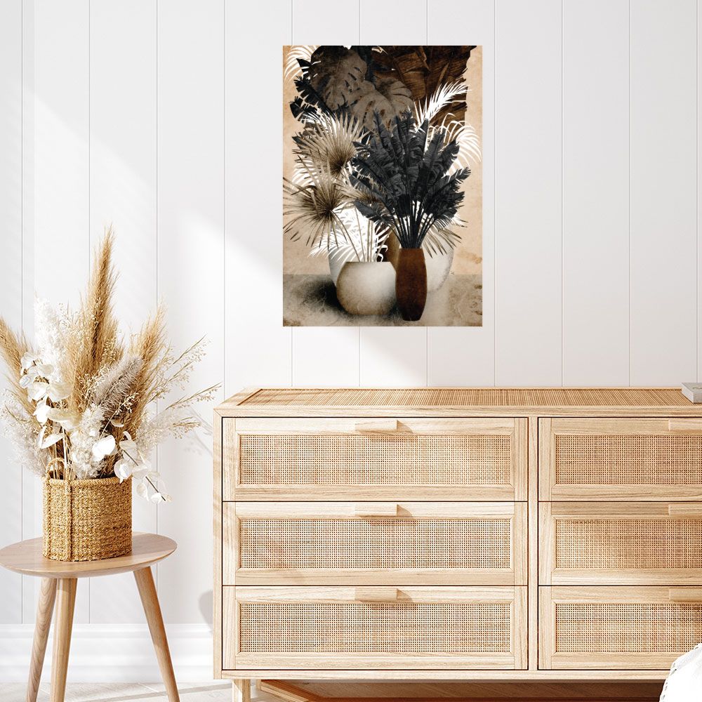 Affiche Feuillage exotique