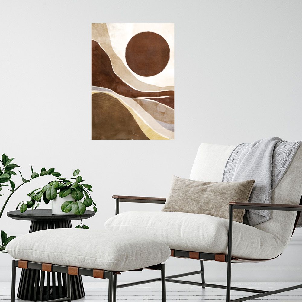 Affiche Paysage abstrait