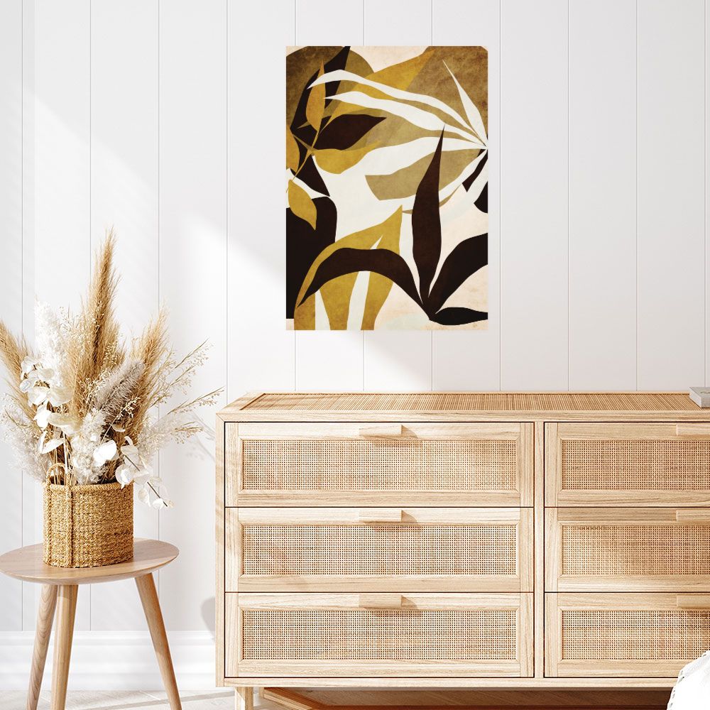 Affiche Feuilles artistiques