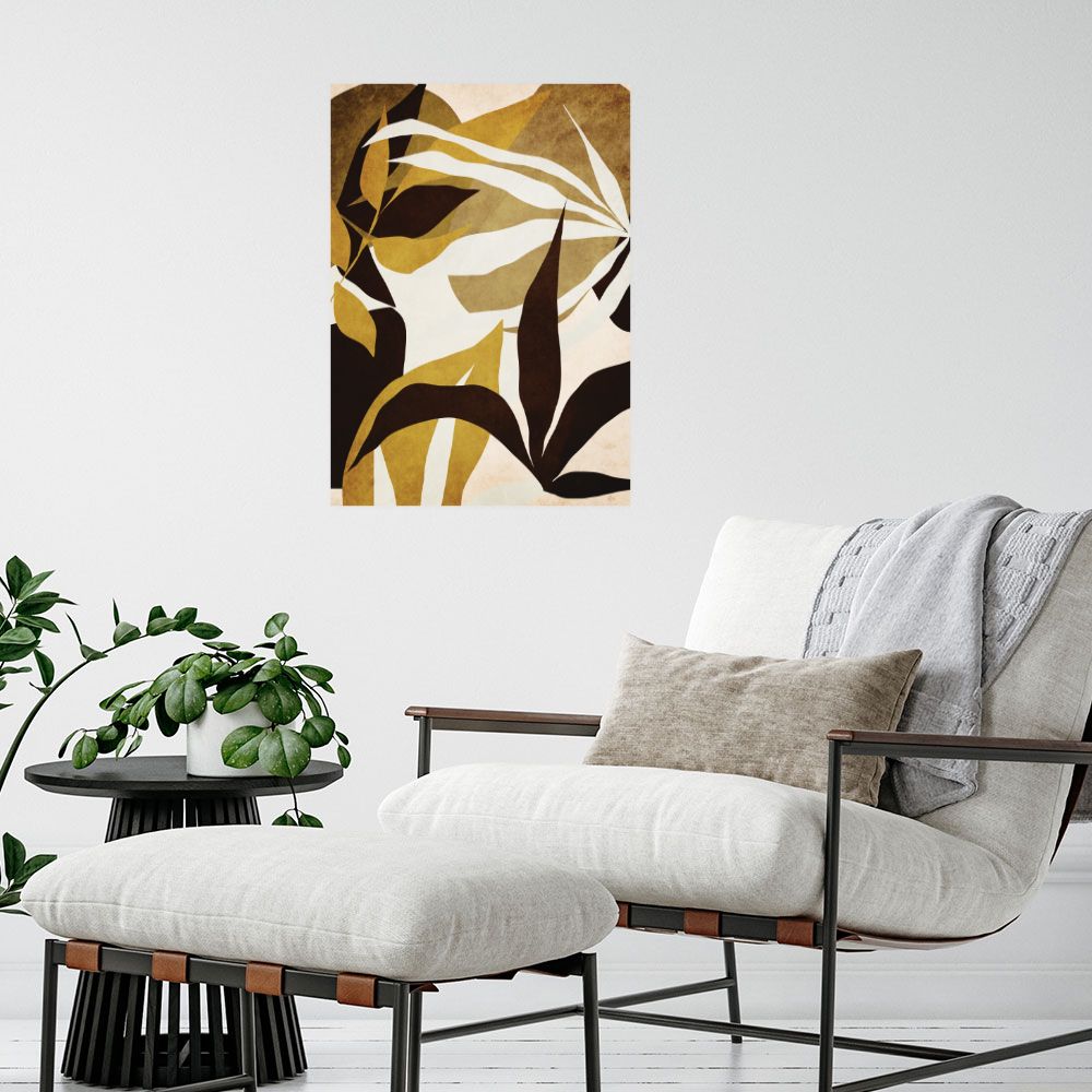 Affiche Feuilles artistiques