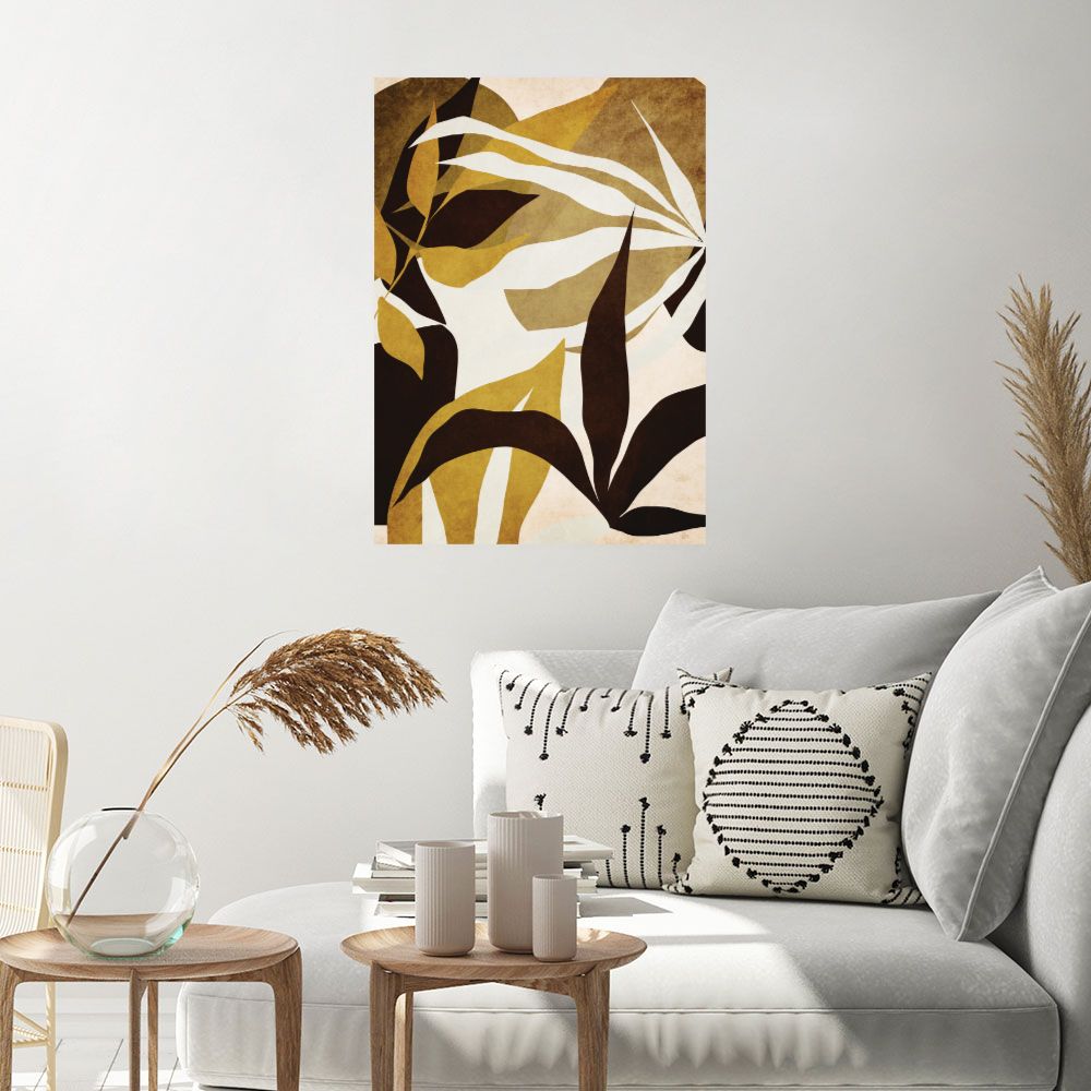 Affiche Feuilles artistiques