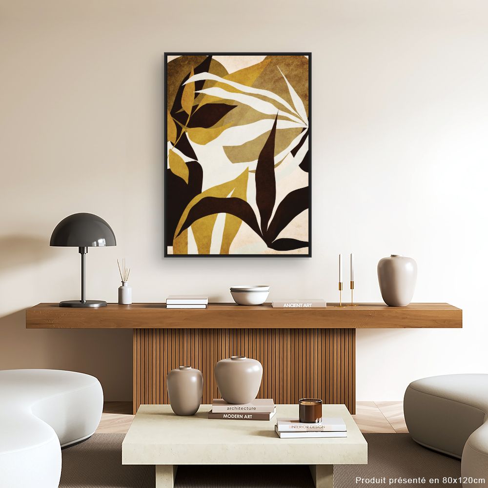 Tableau Feuillage abstrait