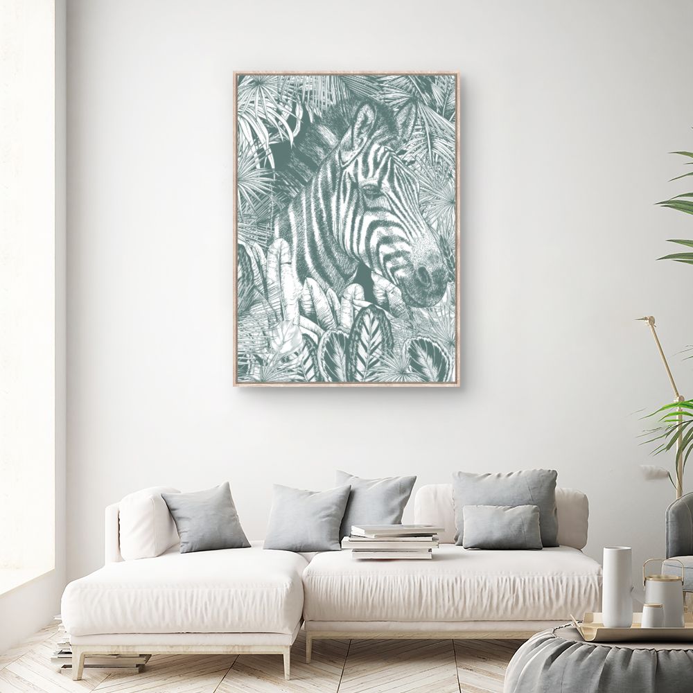 Tableau Zèbre exotique