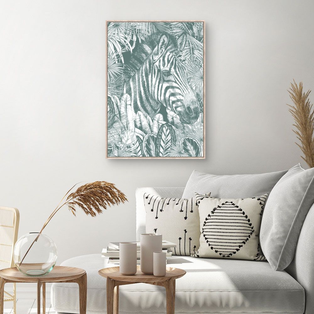 Tableau Zèbre exotique