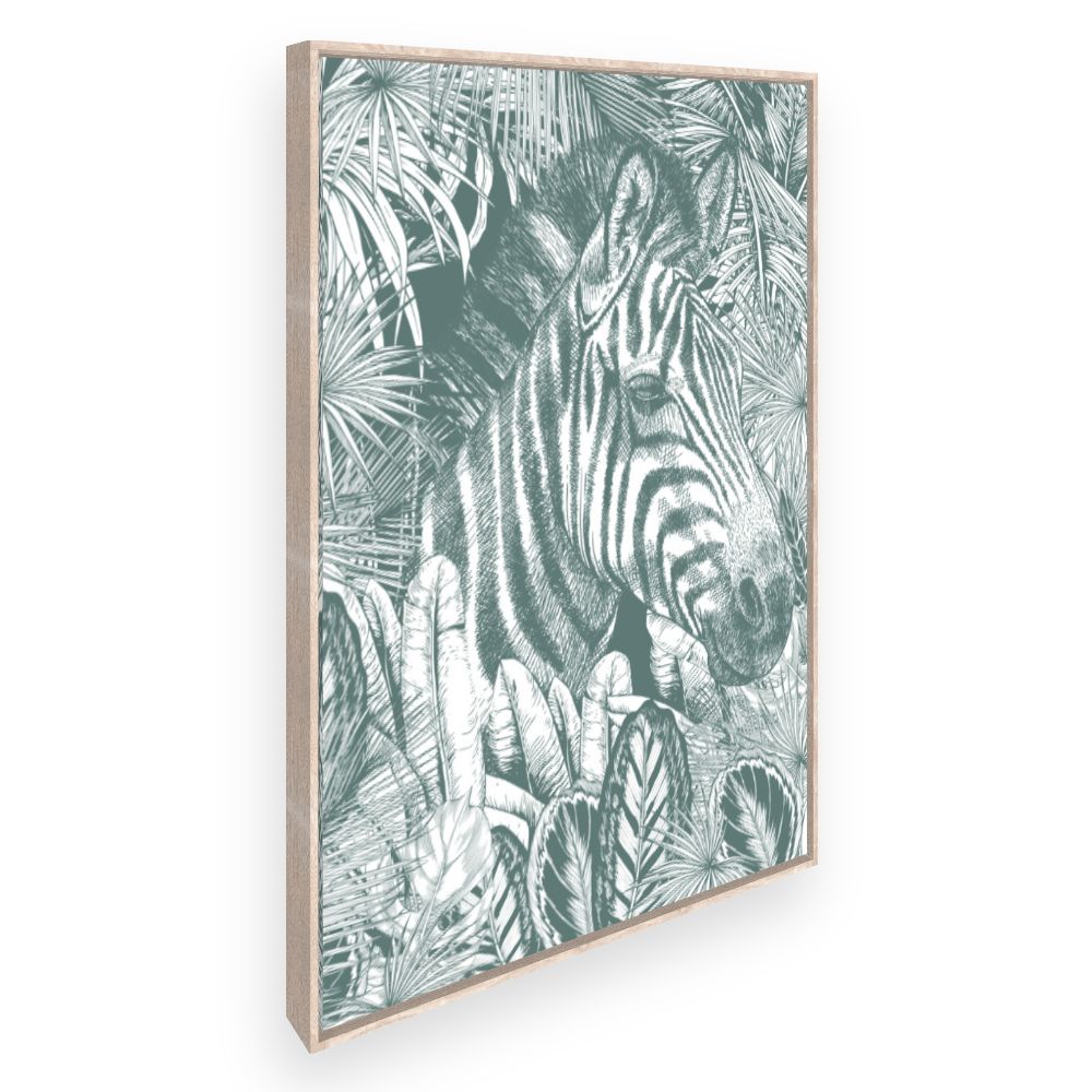 Toile Zèbre exotique