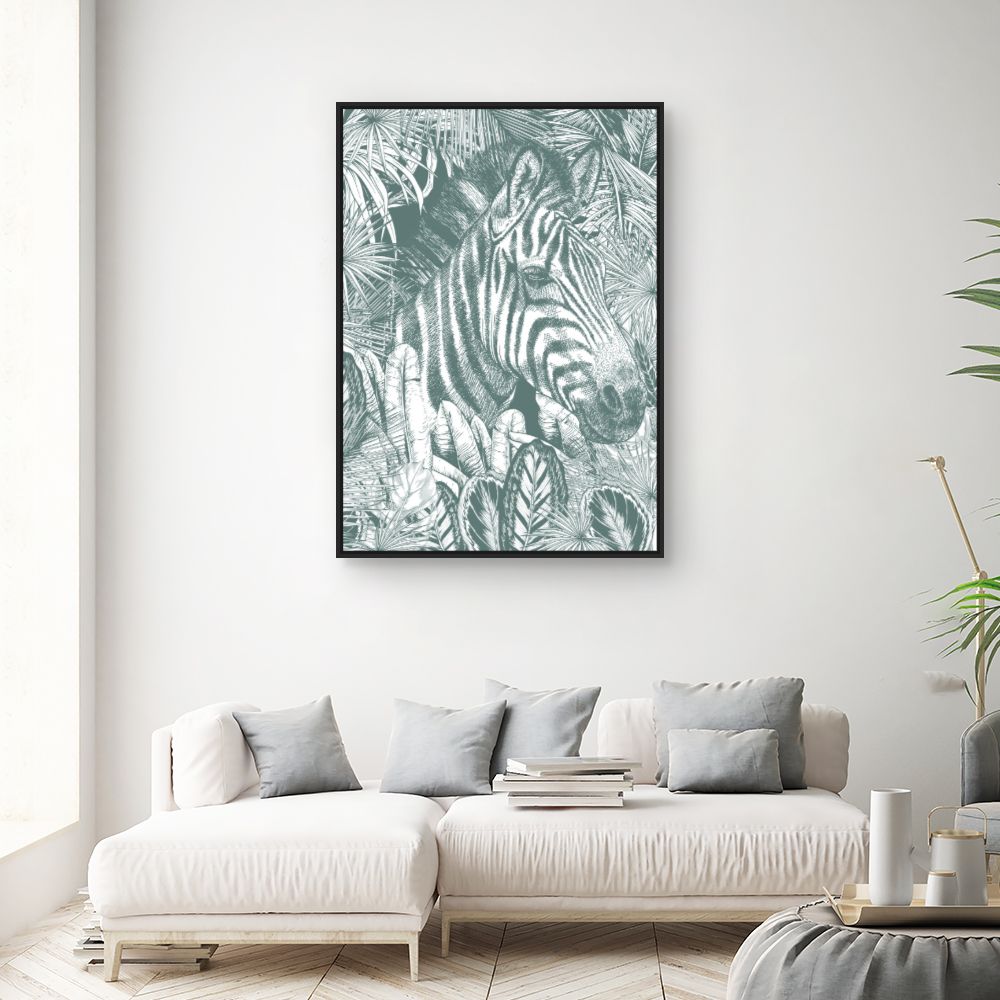 Tableau Zèbre exotique