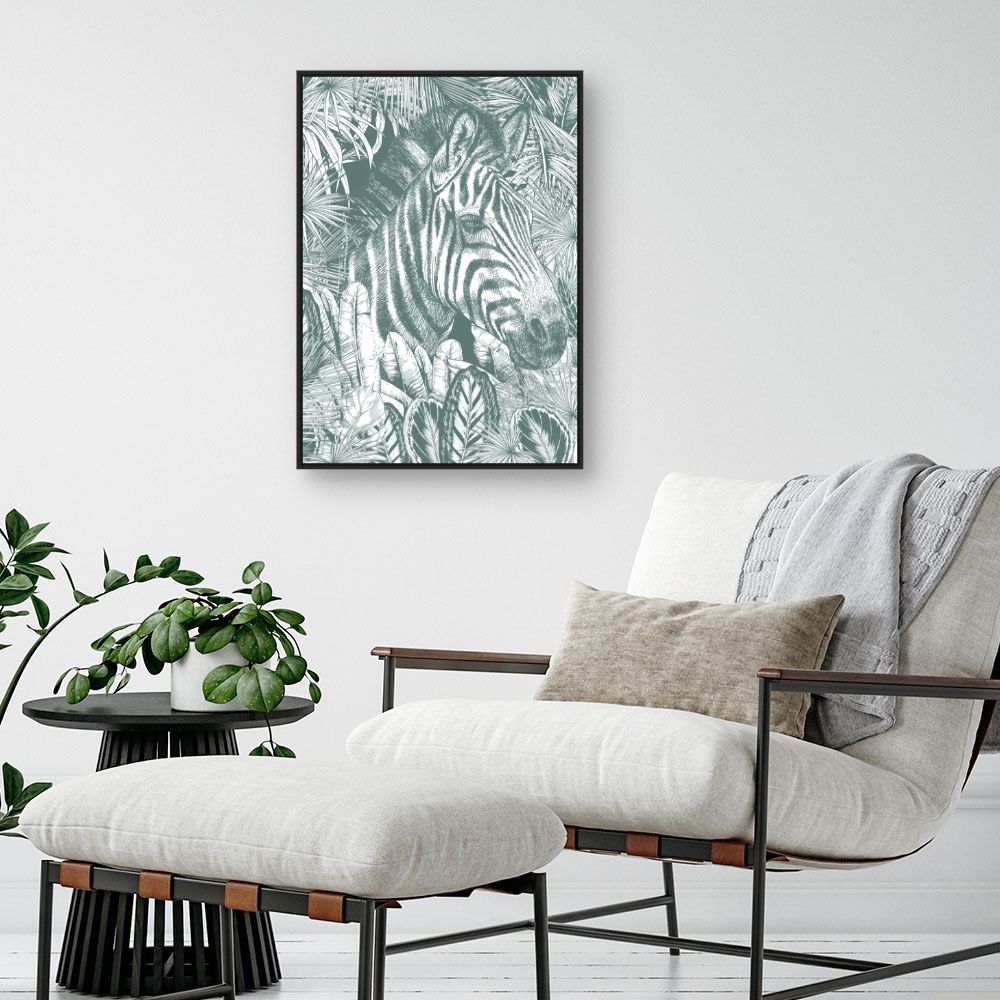 Tableau Zèbre exotique