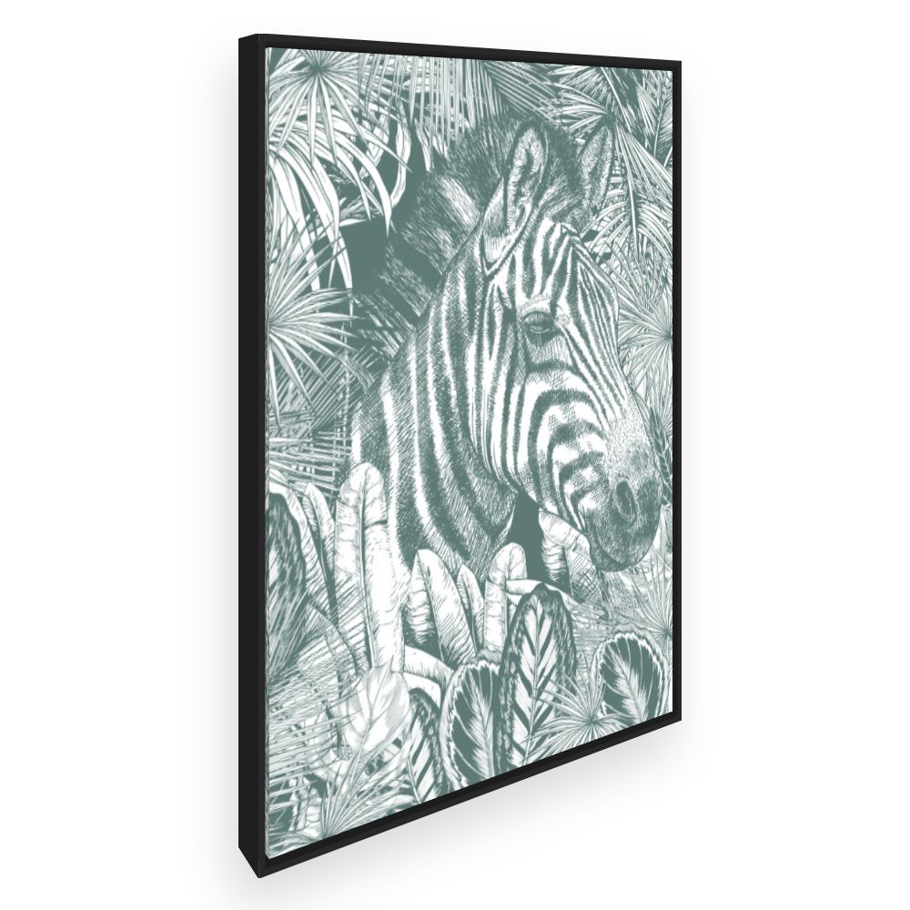 Toile Zèbre exotique