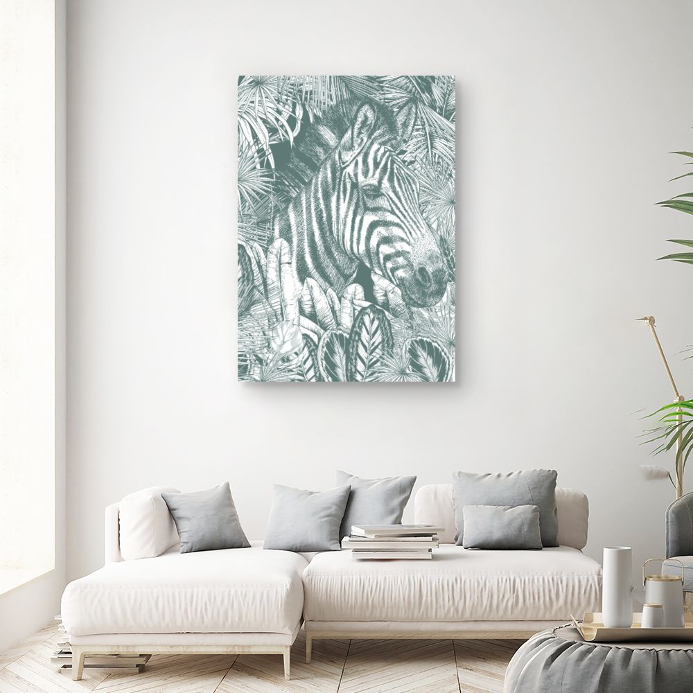 Tableau Zèbre exotique