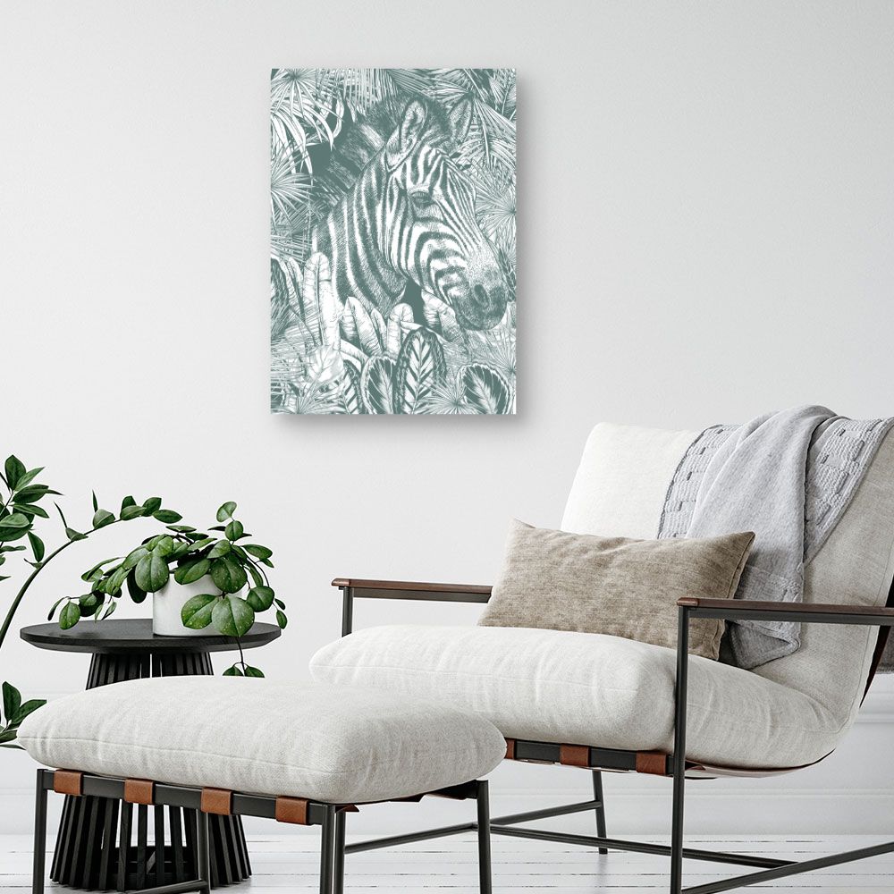 Tableau Zèbre exotique