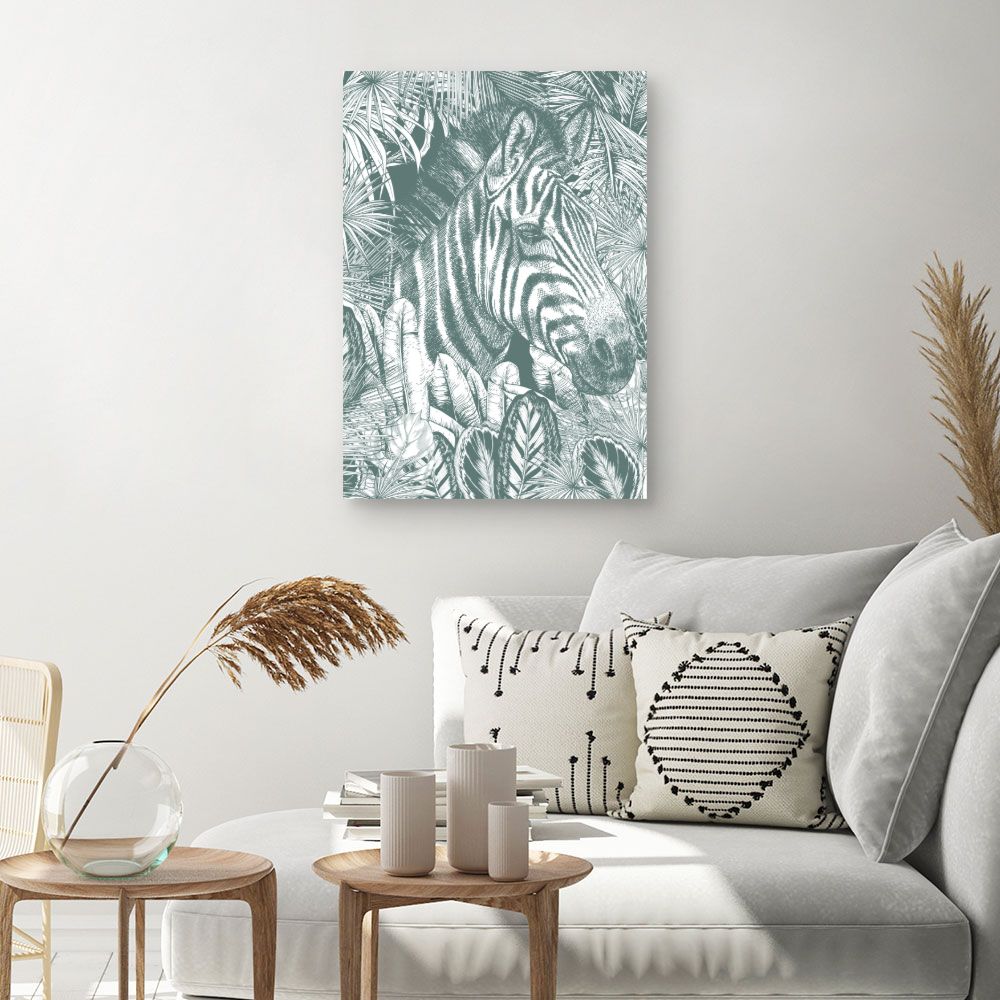 Tableau Zèbre exotique