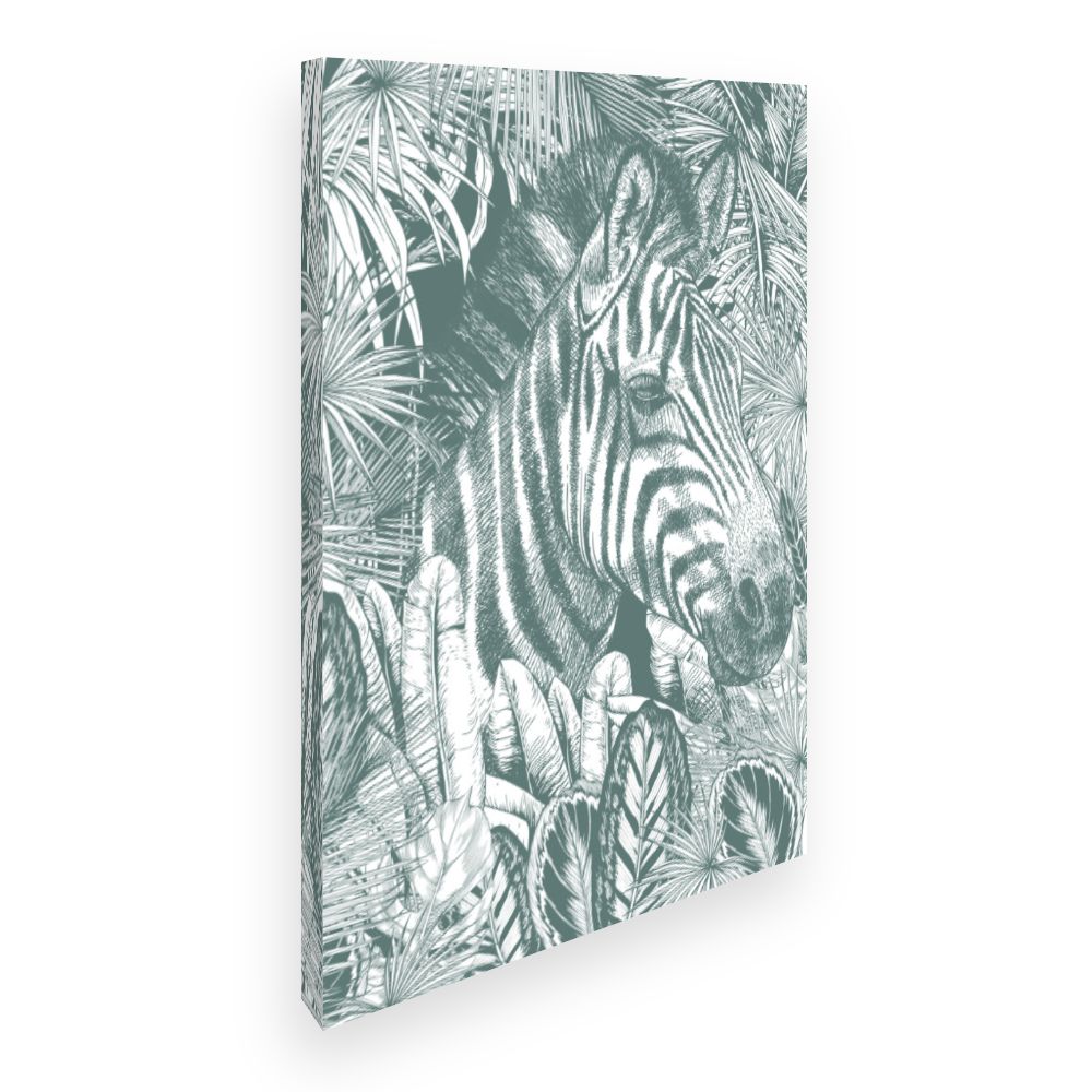 Toile Zèbre exotique