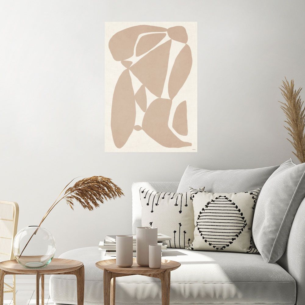 Affiche Formes abstraites douces