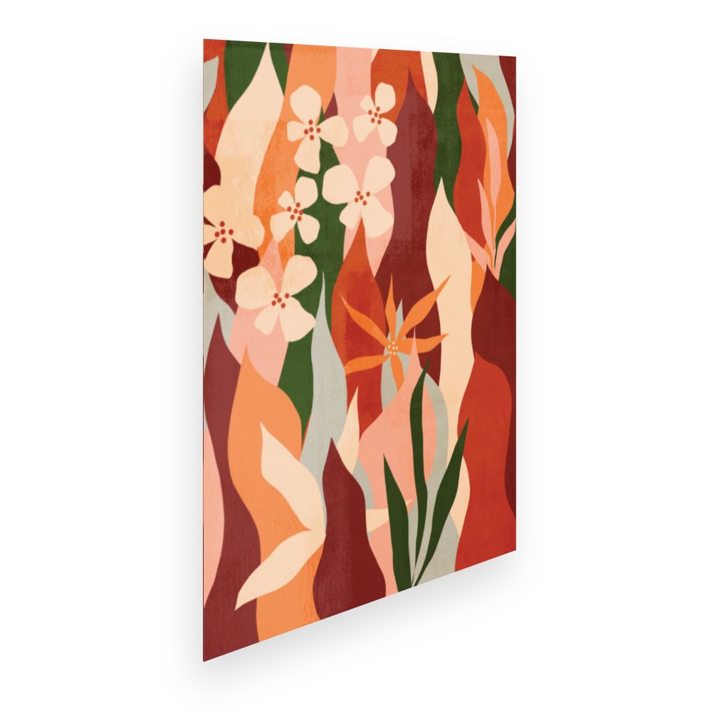 Affiche Fleurs ardentes