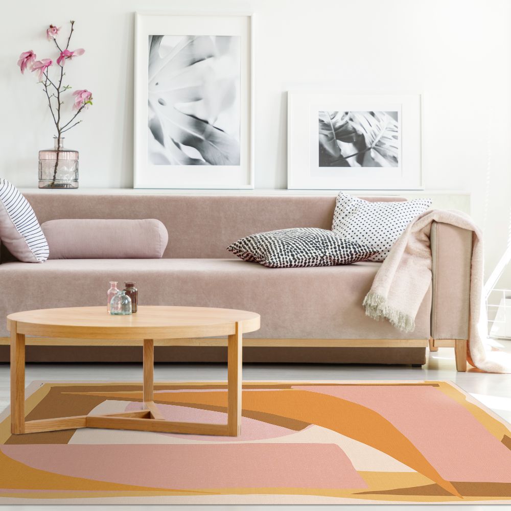 Tapis n°202 Formes organiques douces